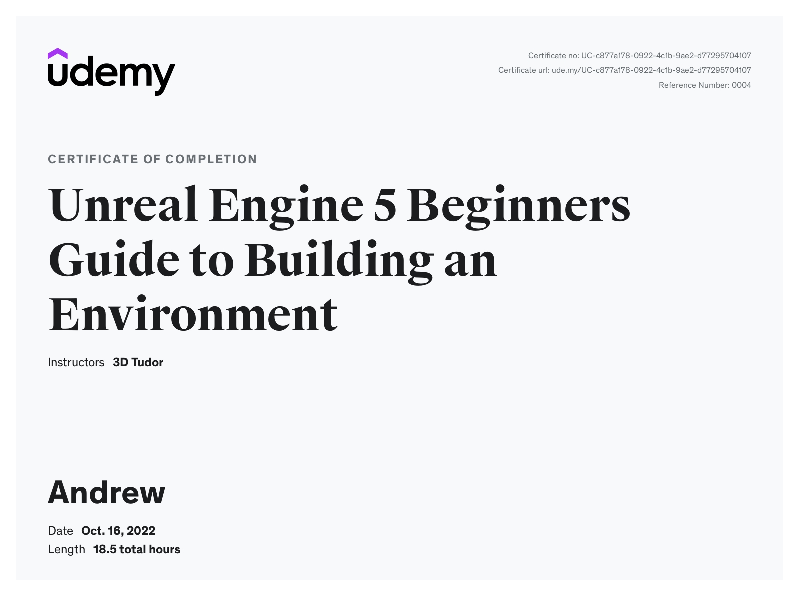 Unreal Engine 5: The Complete Beginner's Course