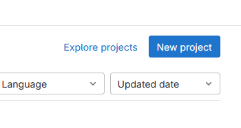 Create a new GitLab Project