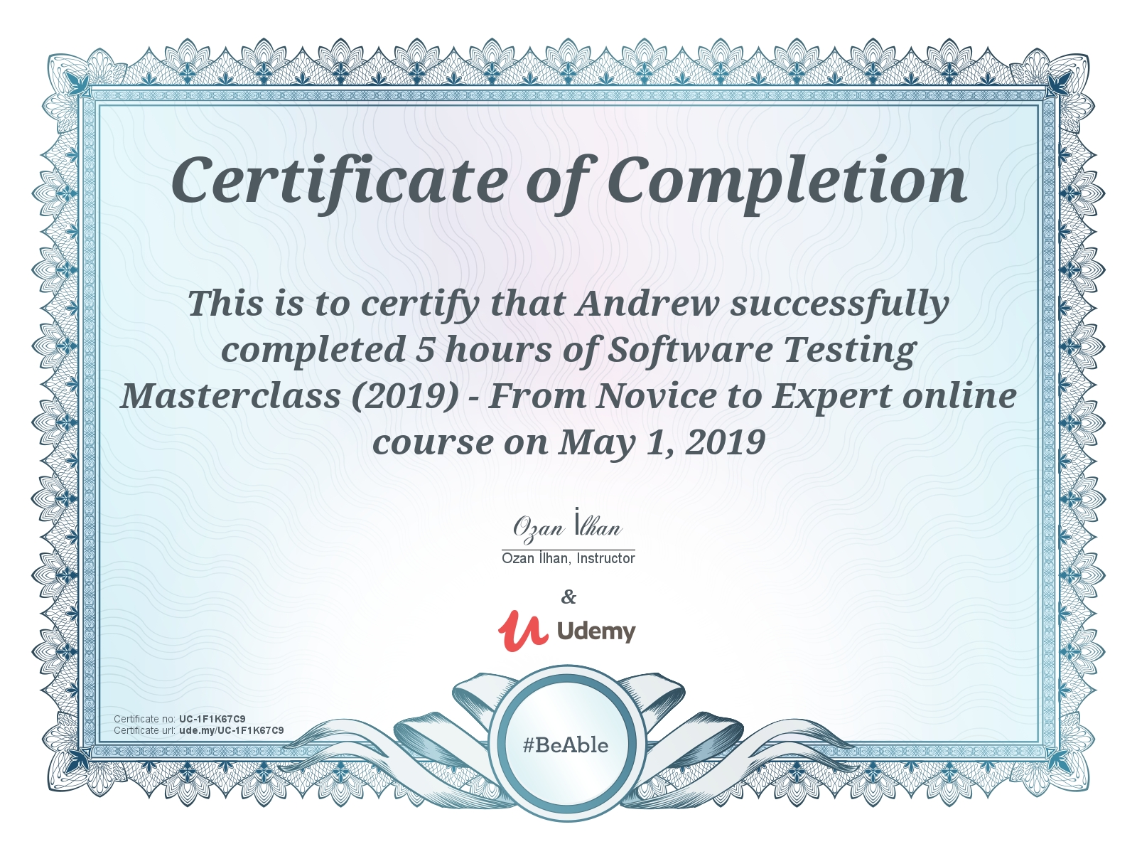 Software Testing Masterclass (2019) - From Notice to Expert